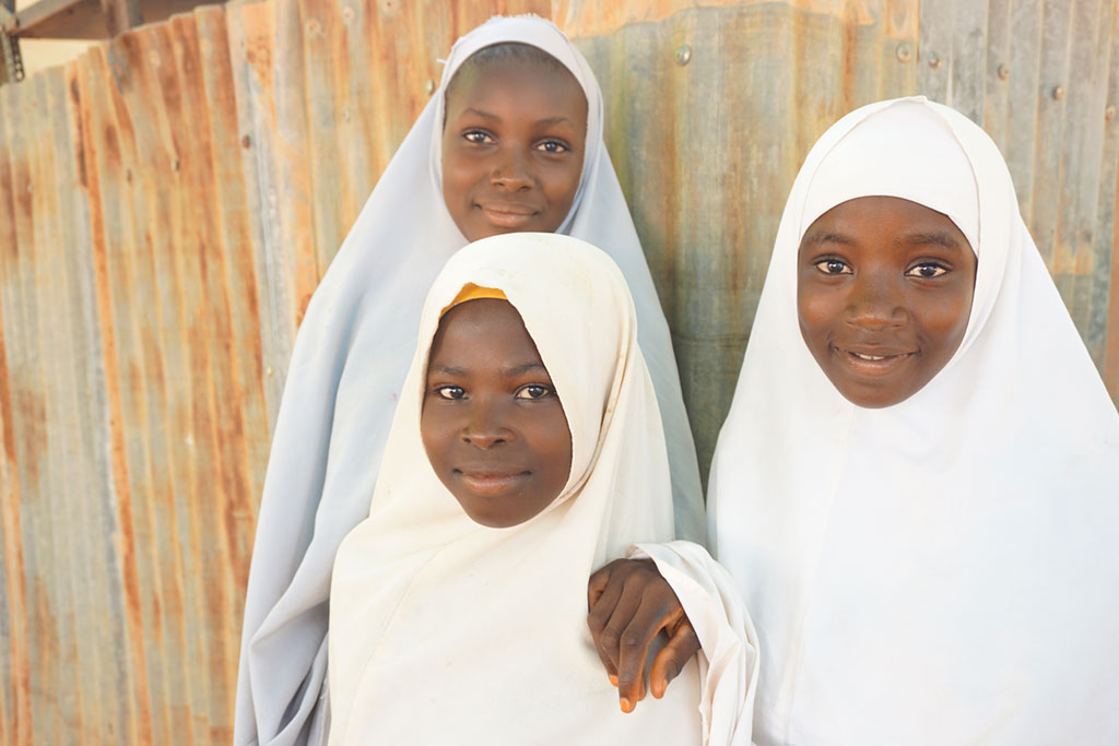 Female primary students in Sokoto state, Nigeria.