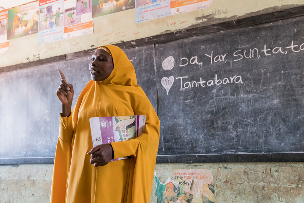 Zaharau Abdullahi Yabo, educator at Nizzamiyya Islamiyya Model Primary school.