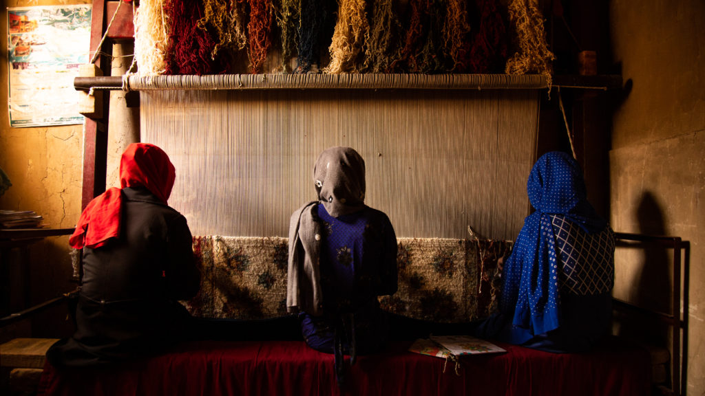 Carpet weavers
